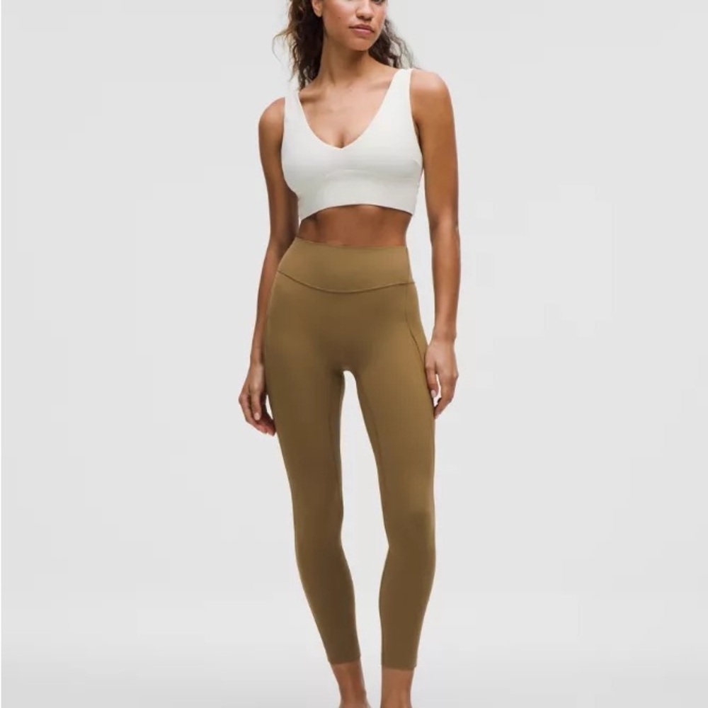 Lululemon Nulu High-Rise Mesh-Panel Tight 25" Allspice Women's Size 8 NWT